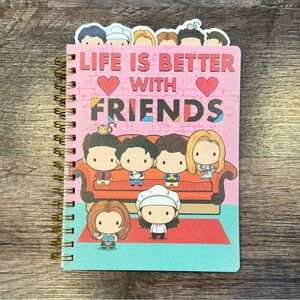 NWT FRIENDS Journal 96 Pages With Dividers Valentine’s Day Gift Friend Gift